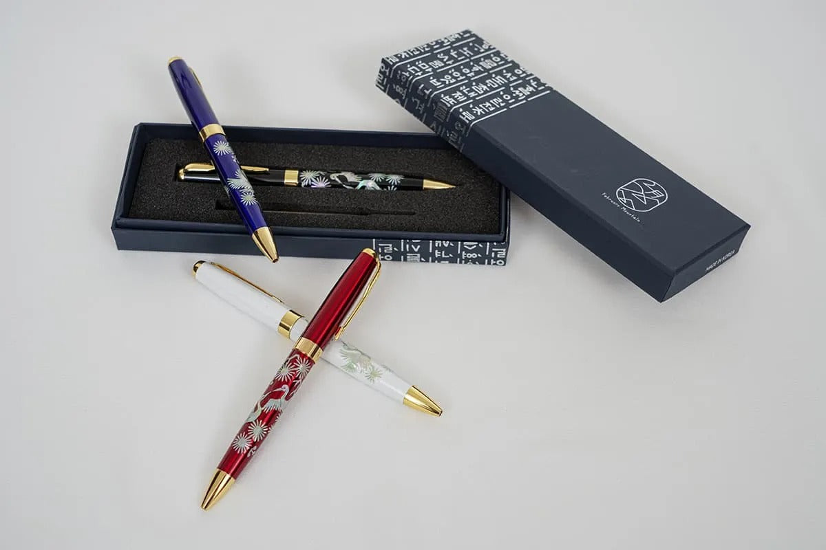Stylo en nacre &amp; laque coréenne