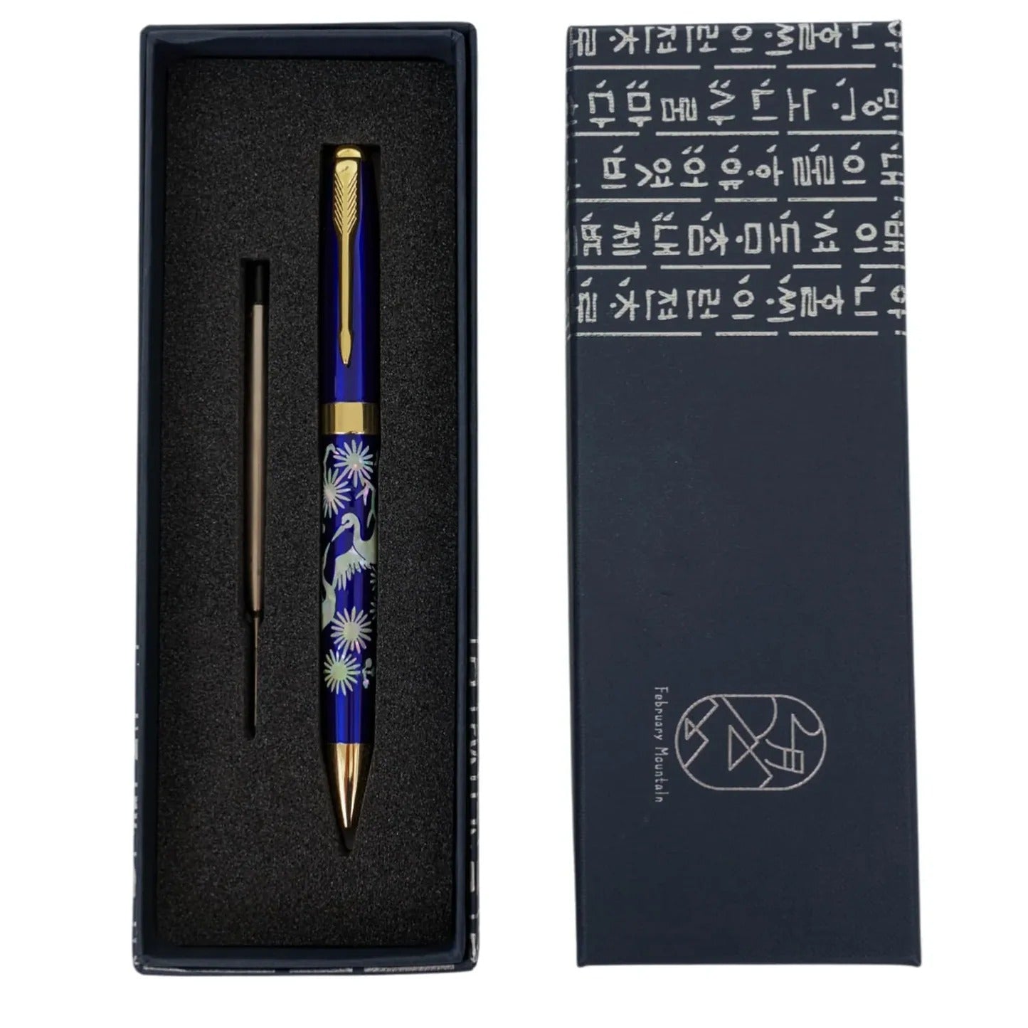 Stylo en nacre &amp; laque coréenne
