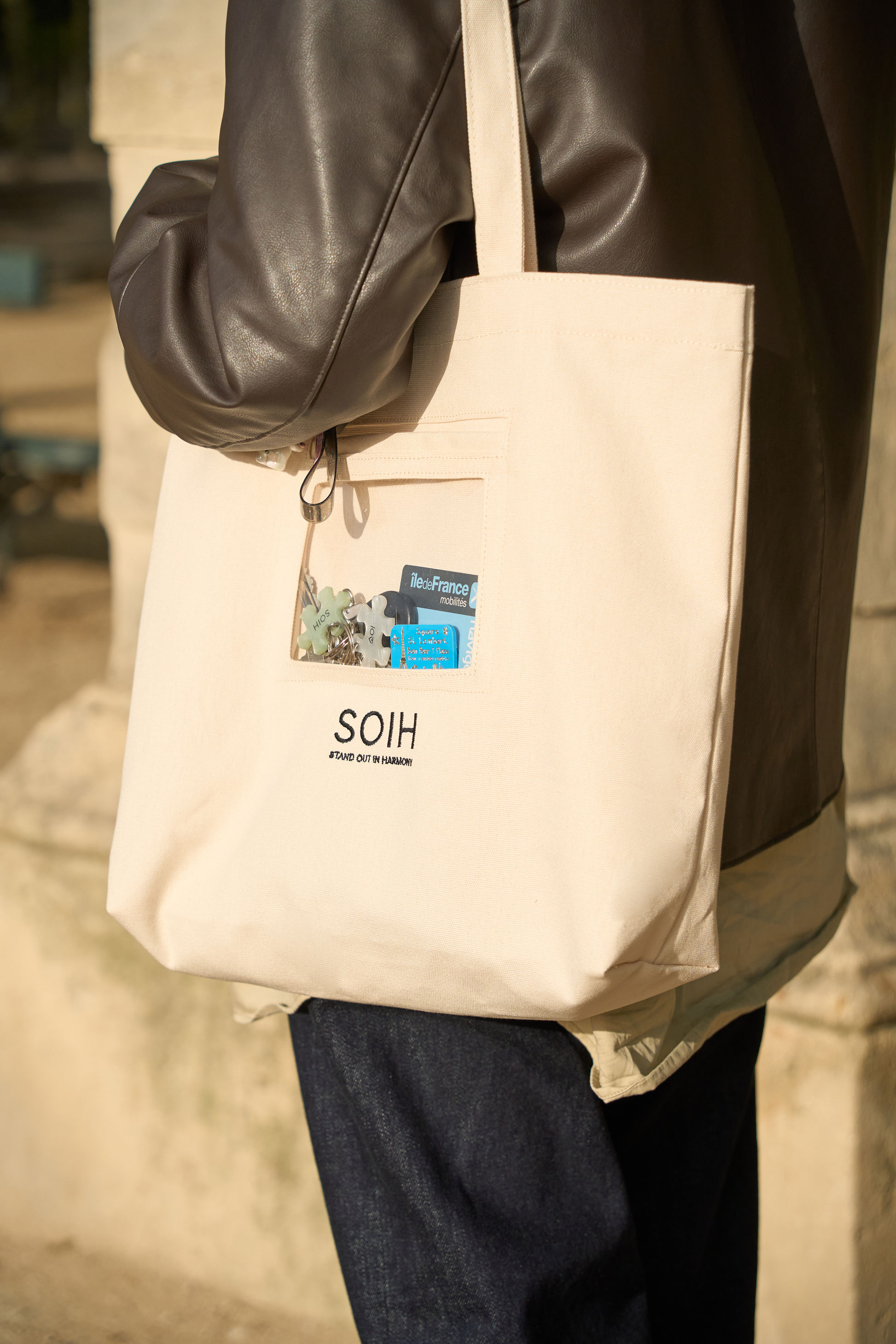Tote bag SOIH (Beige)