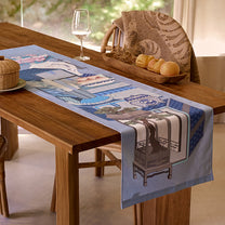 Chemin de table “Chaekgeori” – Bleu