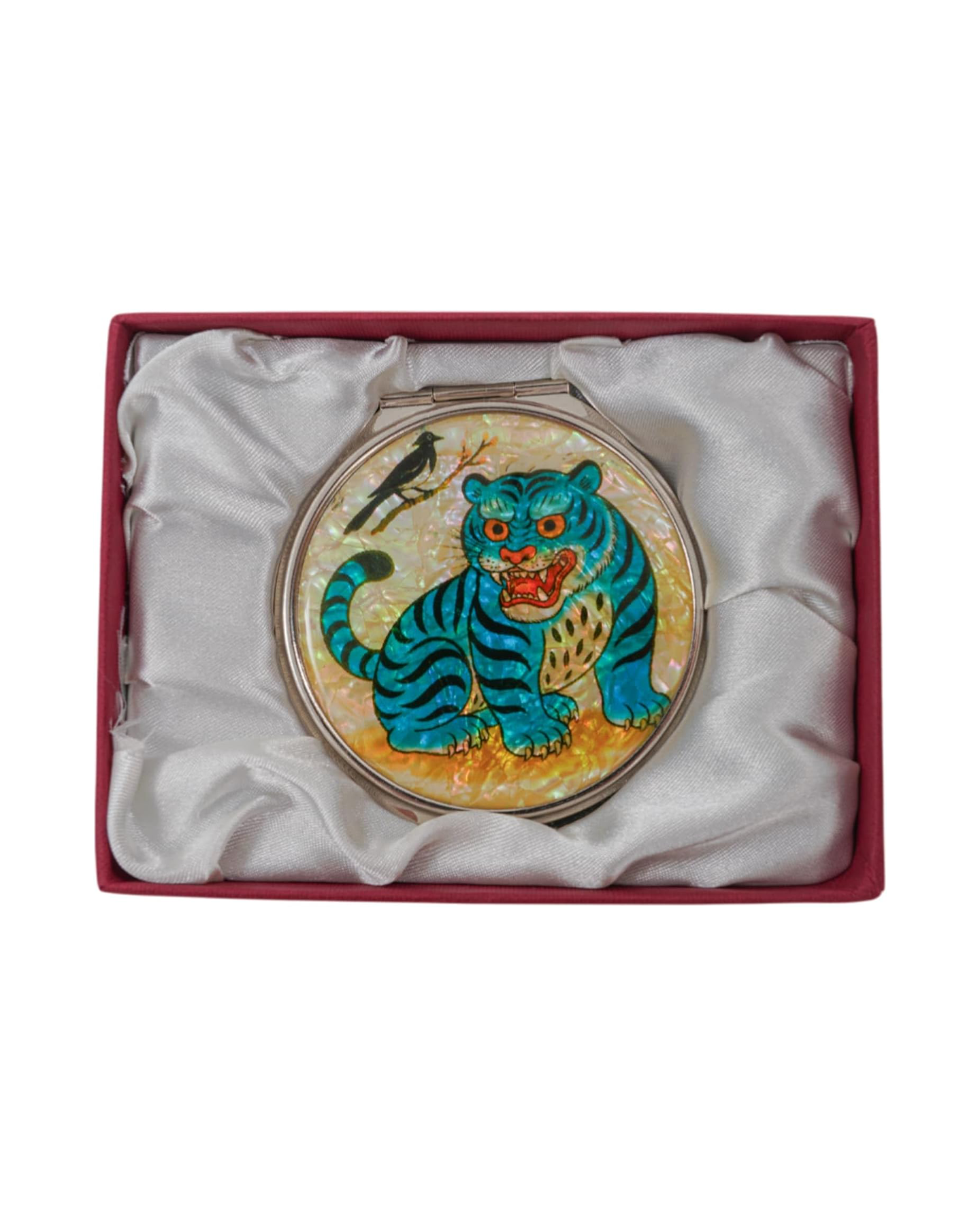 Miroir de poche « Tigre &amp; Pie »
