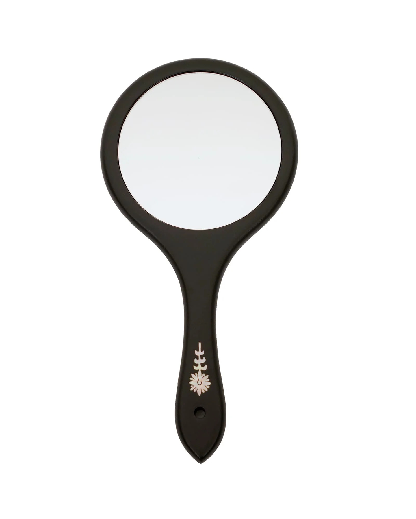 Miroir à main en nacre