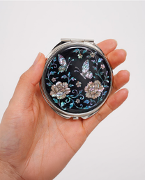 Miroir de poche « Papillons »