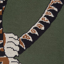 Plaid “Tigre et Pie” – Ho-jak-do(Vert)