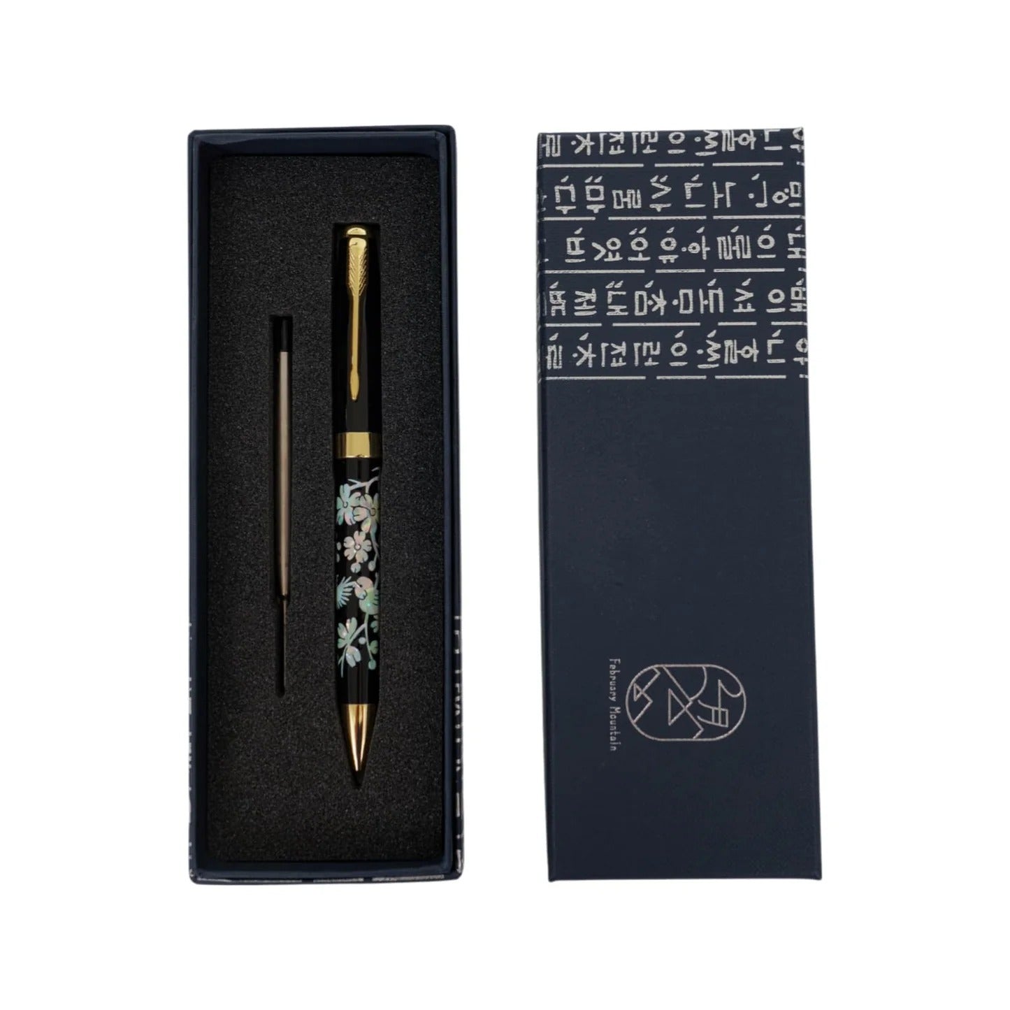 Stylo en nacre &amp; laque coréenne