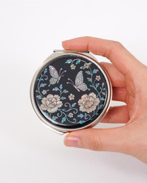 Miroir de poche « Papillons »