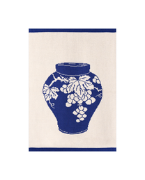 Plaid « Porcelaine de Joseon aux Raisins »