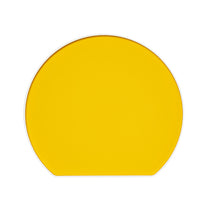 a tray - Citron Yellow (White rim)