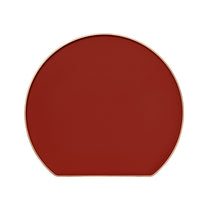 a tray - Burgundy red