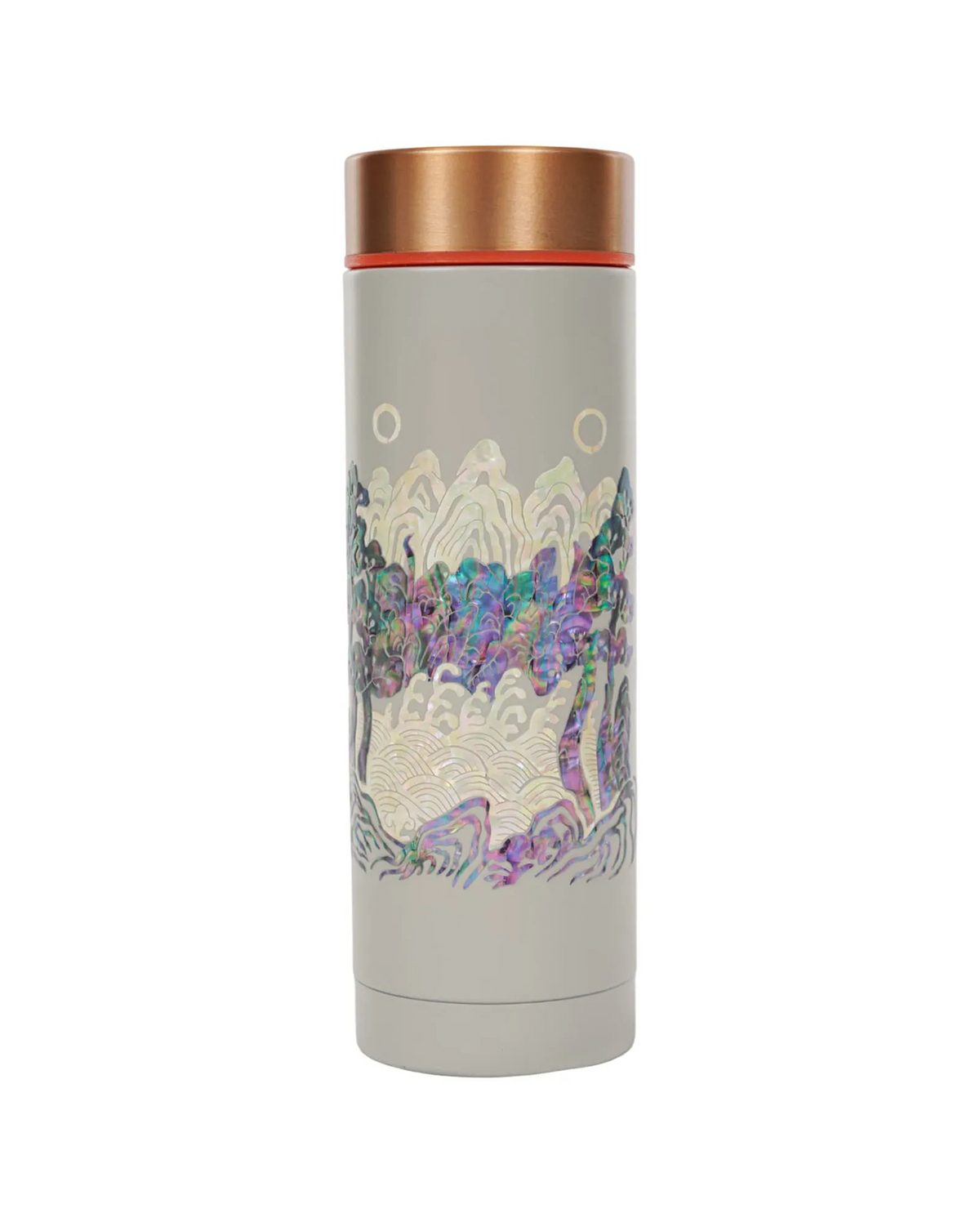 Bouteille isotherme “Paysage” – Gris