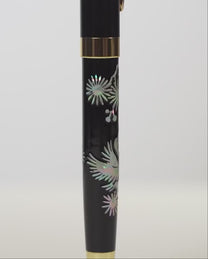 Stylo en nacre - Grue royale