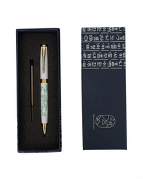 Stylo en nacre - Papillons &amp; Fleurs